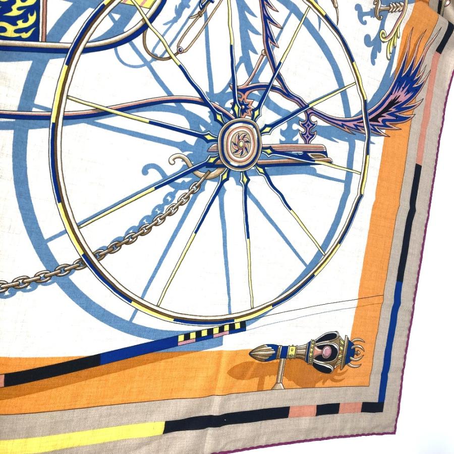 HERMES（エルメス） 美品 VOITURES EN EQUILIBRE 精巧な馬車 大判