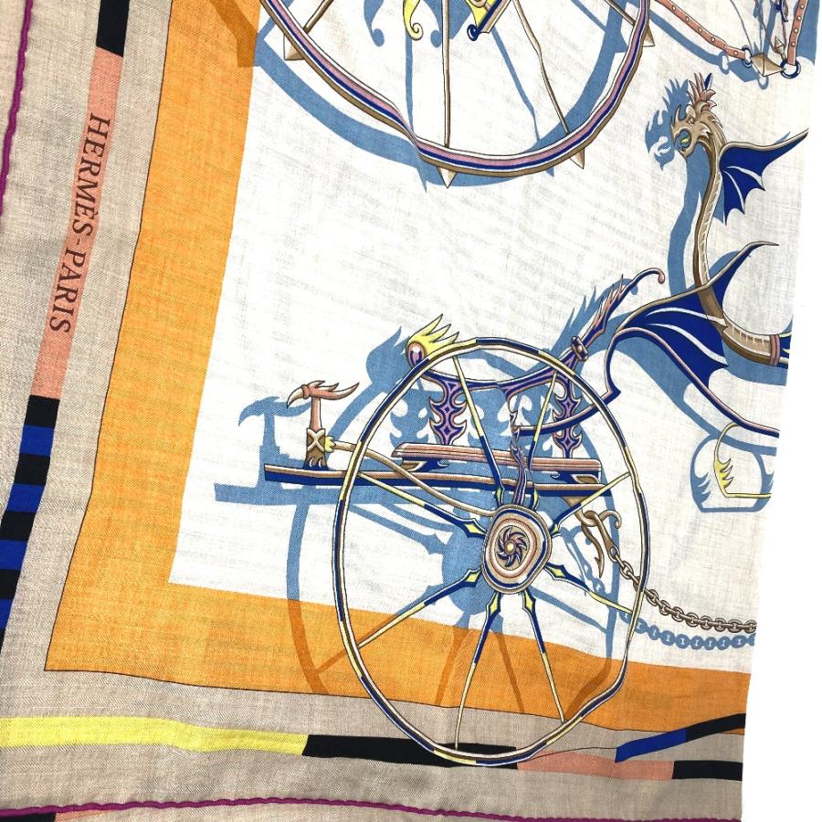 HERMES（エルメス） 美品 VOITURES EN EQUILIBRE 精巧な馬車 大判