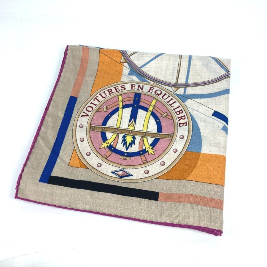 HERMES（エルメス） 美品 VOITURES EN EQUILIBRE 精巧な馬車 大判