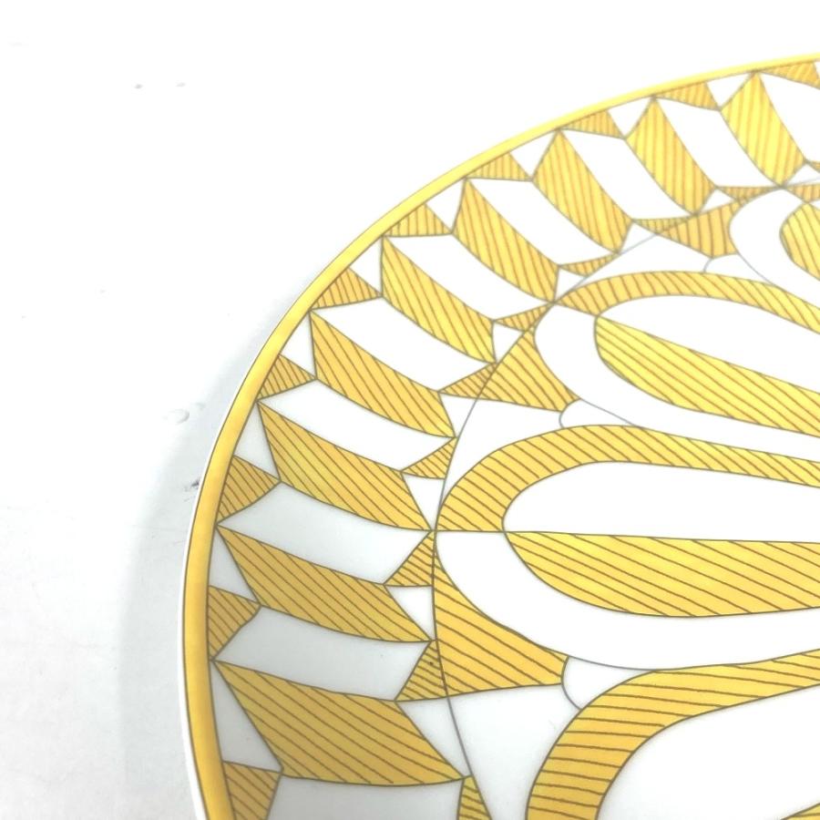 未使用 HERMES エルメス タルトプラッター 〈ソレイユ・ドゥ・エルメス〉 皿  プレート 食器 32cm お皿 イエロー メンズ【中古】 | HERMES | 05