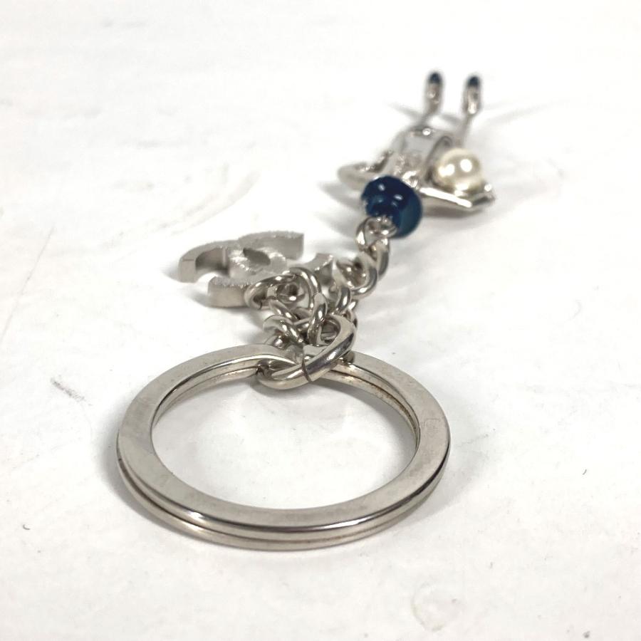 CHANEL シャネル ココドール ココシャネル カメリア フェイクパール バッグチャーム ネックレス ペンダントトップ キーホルダー 【中古】 | CHANEL | 03