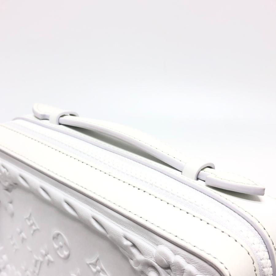 未使用 LOUIS VUITTON ルイヴィトン M21833 ソフトトランク 斜め掛け ボックスバッグ LVオーナメント  ショルダーバッグ ホワイト 【中古】 | LOUIS VUITTON | 06