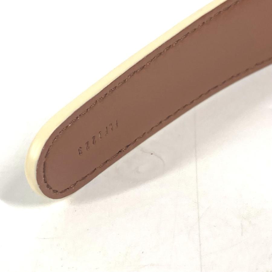 未使用 CELINE セリーヌ トリオンフ ロゴ ヘアアクセサリー ヘッドバンド  カチューシャ ホワイト レディース【中古】 | CELINE | 06