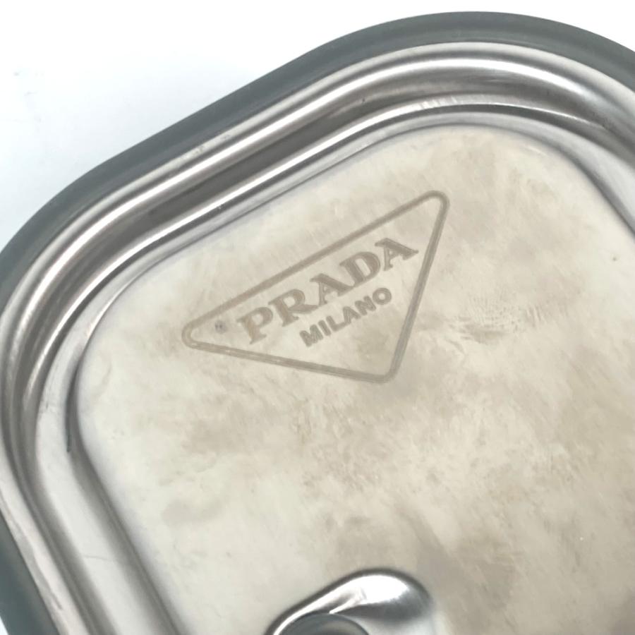 美品 PRADA プラダ ランチボックス サンドウィッチボックス インテリア 食器 お弁当箱 Black+Blumコラボ トライアングルロゴ 【中古】 | PRADA | 02