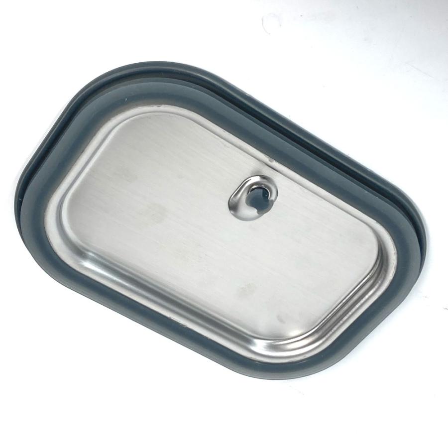 美品 PRADA プラダ ランチボックス サンドウィッチボックス インテリア 食器 お弁当箱 Black+Blumコラボ トライアングルロゴ 【中古】 | PRADA | 07