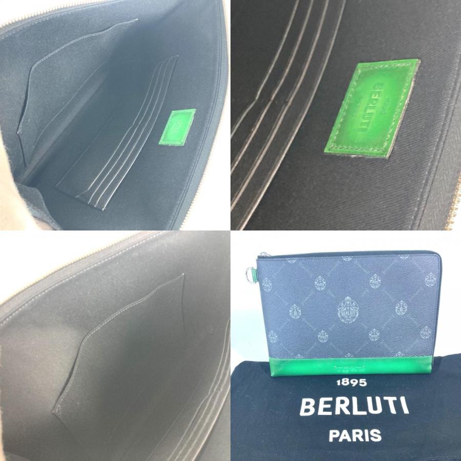 Berluti ベルルッティ ニノ ロゴ ポーチ カバン L字ファスナー