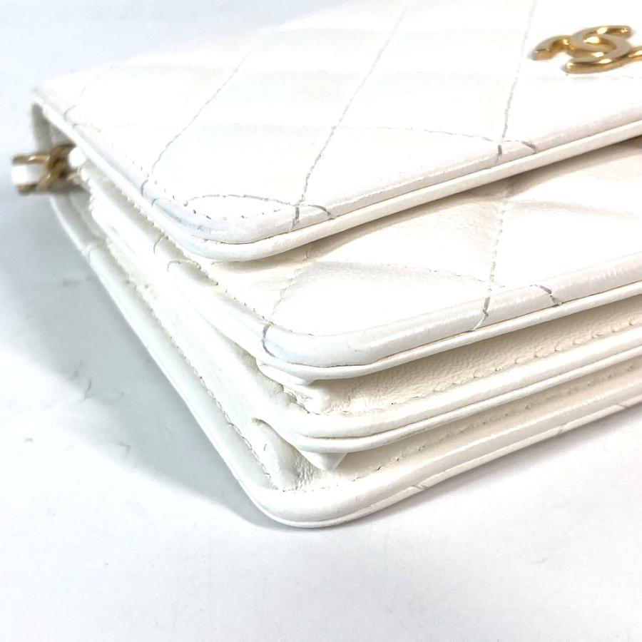 CHANEL（シャネル） 美品 CC ココマーク フリル チェーンウォレット