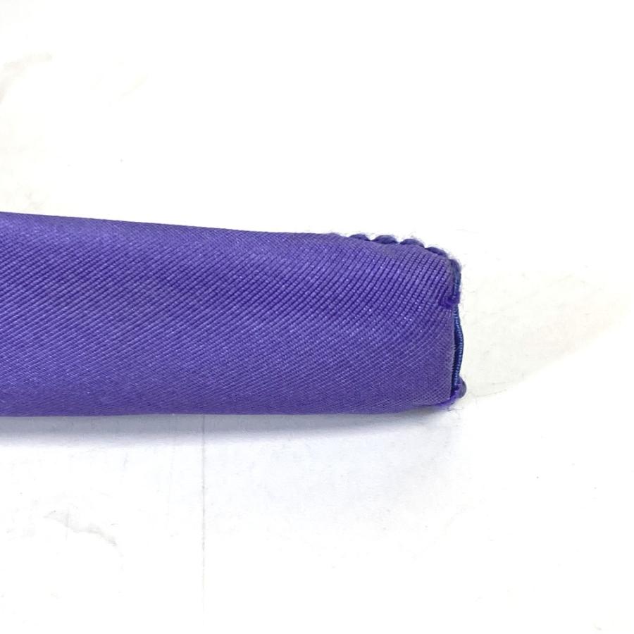 未使用 MIUMIU ミュウミュウ ロゴ ヘアバンド ヘッドバンド ヘアアクセサリー バイカラー カチューシャ パープル レディース【中古】 | miu miu | 04