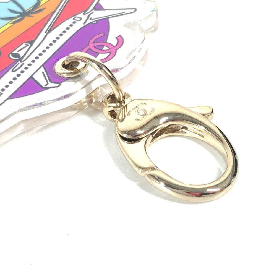 CHANEL（シャネル） ABC797 ロゴ CC ココマーク 飛行機 バッグチャーム