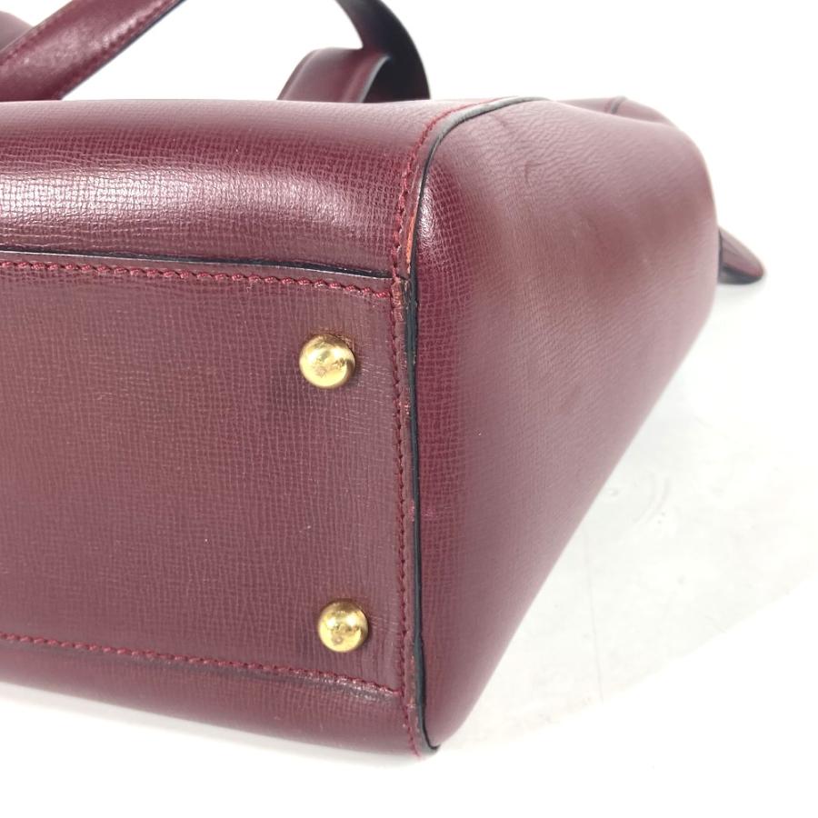 CARTIER カルティエ マストライン トートバッグ 肩掛け カバン ショルダーバッグ ワインレッド ユニセックス【中古】 | Cartier | 05