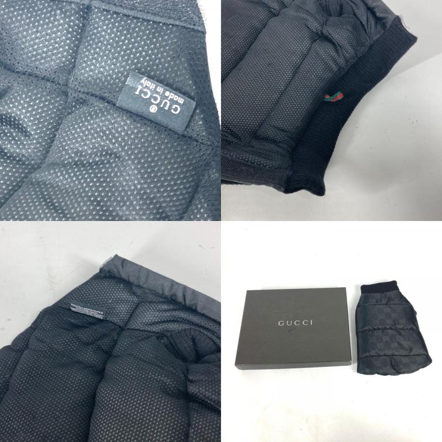 美品 GUCCI グッチ  GG ペット服 ドッグ コート 犬 ワンちゃん わんちゃん トップスその他 ブラック ユニセックス【中古】 | GUCCI | 09