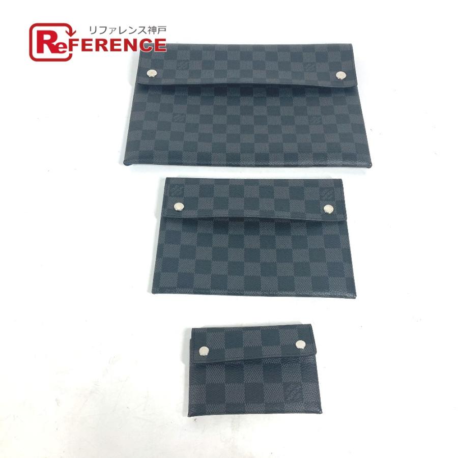 LOUIS VUITTON（ルイ・ヴィトン） アルファ N60255 トリプルポーチ 3つ