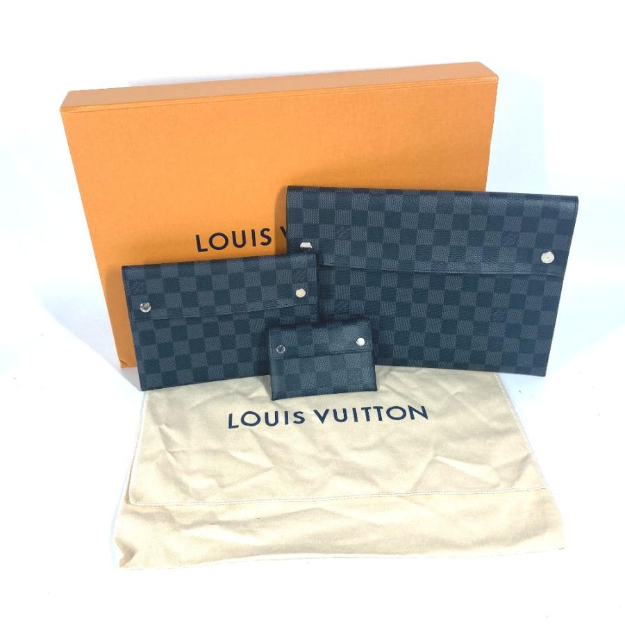 LOUIS VUITTON（ルイ・ヴィトン） アルファ N60255 トリプルポーチ 3つ