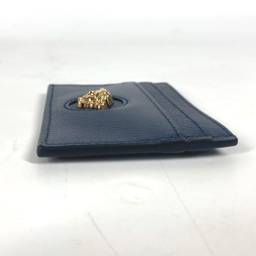 未使用 VERSACE ヴェルサーチ グレカ ロゴ 名刺入れ パスケース カード  