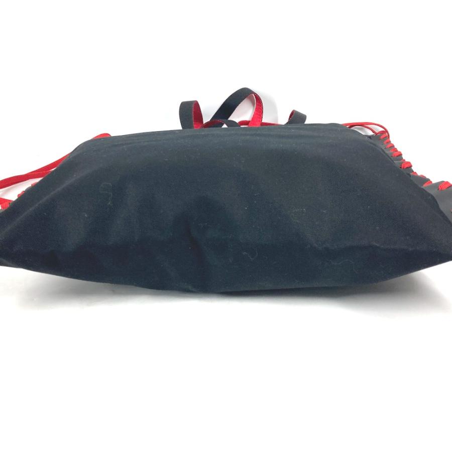 クリスチャンルブタン Christian Louboutin カバレース CABALACE 3195149 カバン トートバッグ  シューレース 縦型 バイカラー ショルダーバッグ キャンバス ブラック 未使用 Christian Louboutin（クリスチャンルブタン） 未使用 3195149