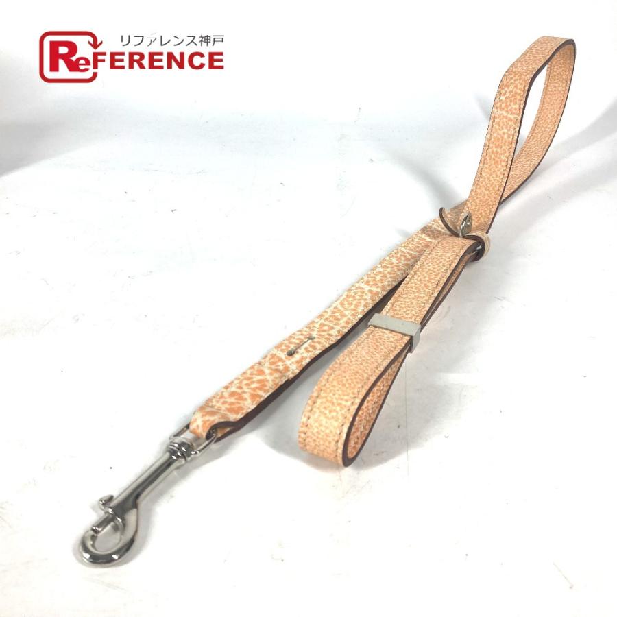 HERMES エルメス ドッグリード ダルメシアン ペット 犬 ドッグ リード オレンジ ユニセックス【中古】 | HERMES