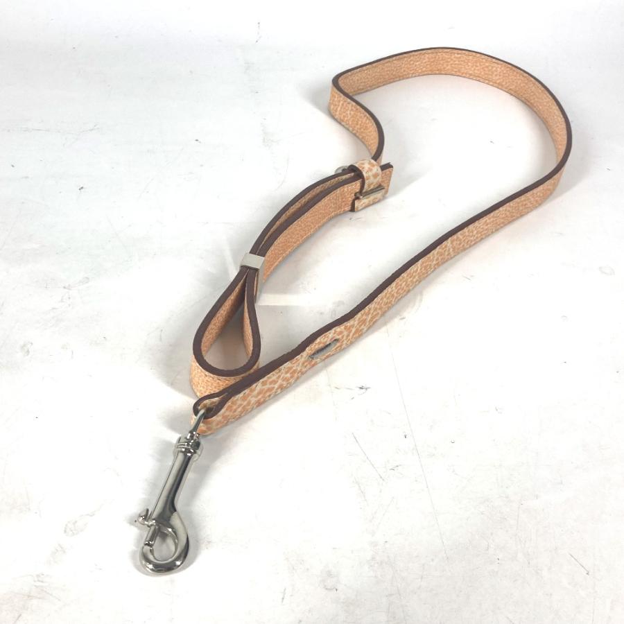 HERMES エルメス ドッグリード ダルメシアン ペット 犬 ドッグ リード オレンジ ユニセックス【中古】 | HERMES | 05