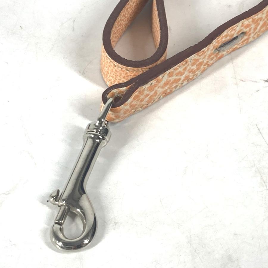 HERMES エルメス ドッグリード ダルメシアン ペット 犬 ドッグ リード オレンジ ユニセックス【中古】 | HERMES | 06