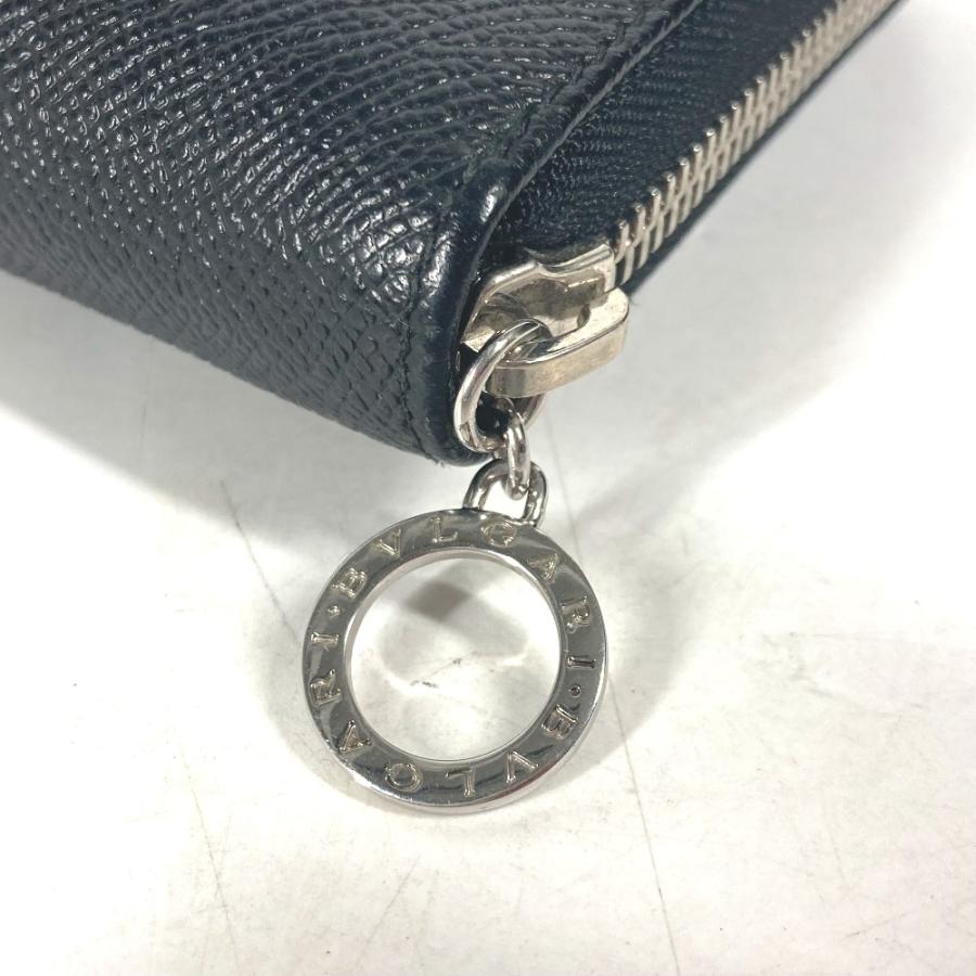 BVLGARI ブルガリ ブルガリブルガリ ラウンドファスナー 長財布 ブラック ユニセックス【中古】 | BVLGARI | 04