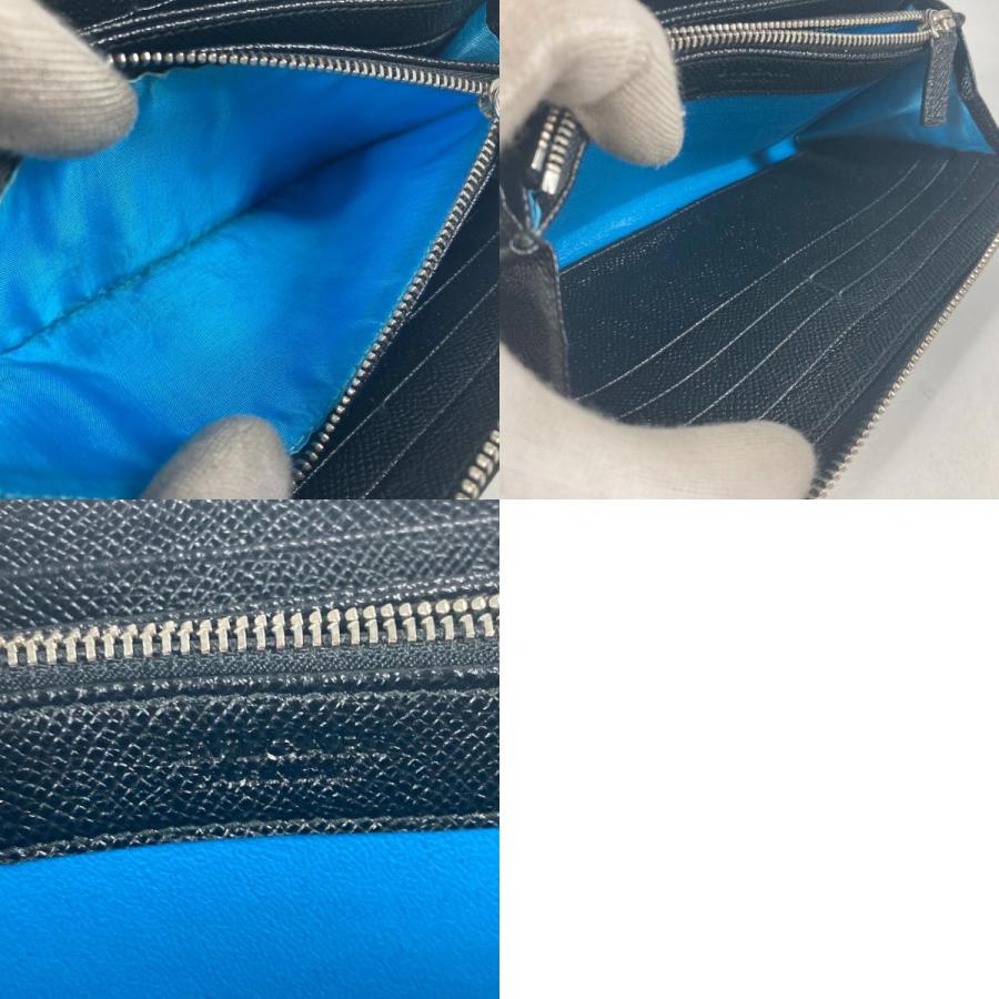 BVLGARI ブルガリ ブルガリブルガリ ラウンドファスナー 長財布 ブラック ユニセックス【中古】 | BVLGARI | 09