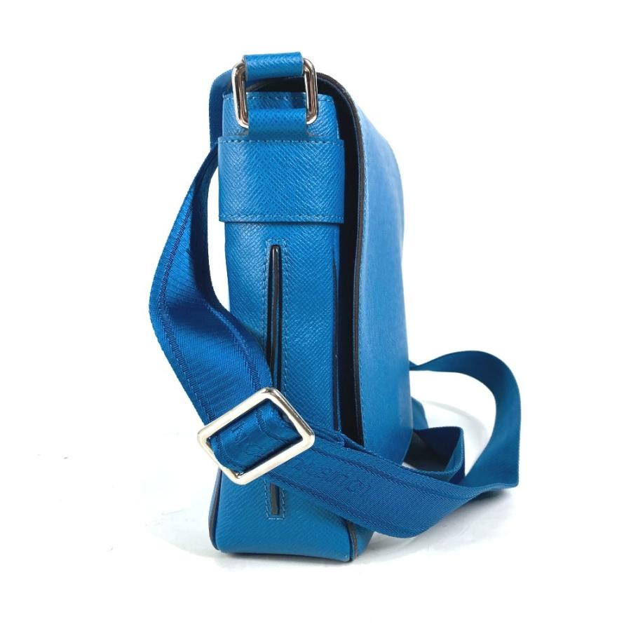 LOUIS VUITTON ルイヴィトン M32823 ロマンPM フラップ 斜め掛け メッセンジャーバッグ カバン タイガ ショルダーバッグ ブルー ユニセックス【中古】 | LOUIS VUITTON | 02