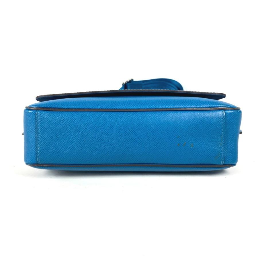 LOUIS VUITTON ルイヴィトン M32823 ロマンPM フラップ 斜め掛け メッセンジャーバッグ カバン タイガ ショルダーバッグ ブルー ユニセックス【中古】 | LOUIS VUITTON | 04