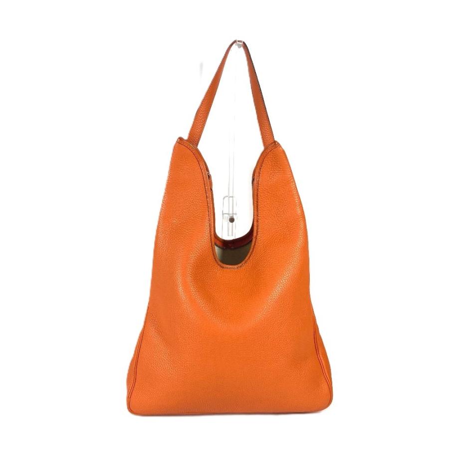 HERMES エルメス マサイPM 肩掛け カバン ショルダーバッグ オレンジ 