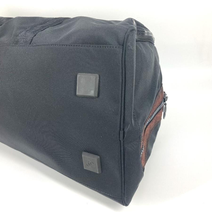 CHANEL シャネル A19977 CC ココマーク カバン 旅行バッグ トラベルバッグ ショルダーバッグ 肩掛け スポーツ ボストンバッグ【中古】の画像