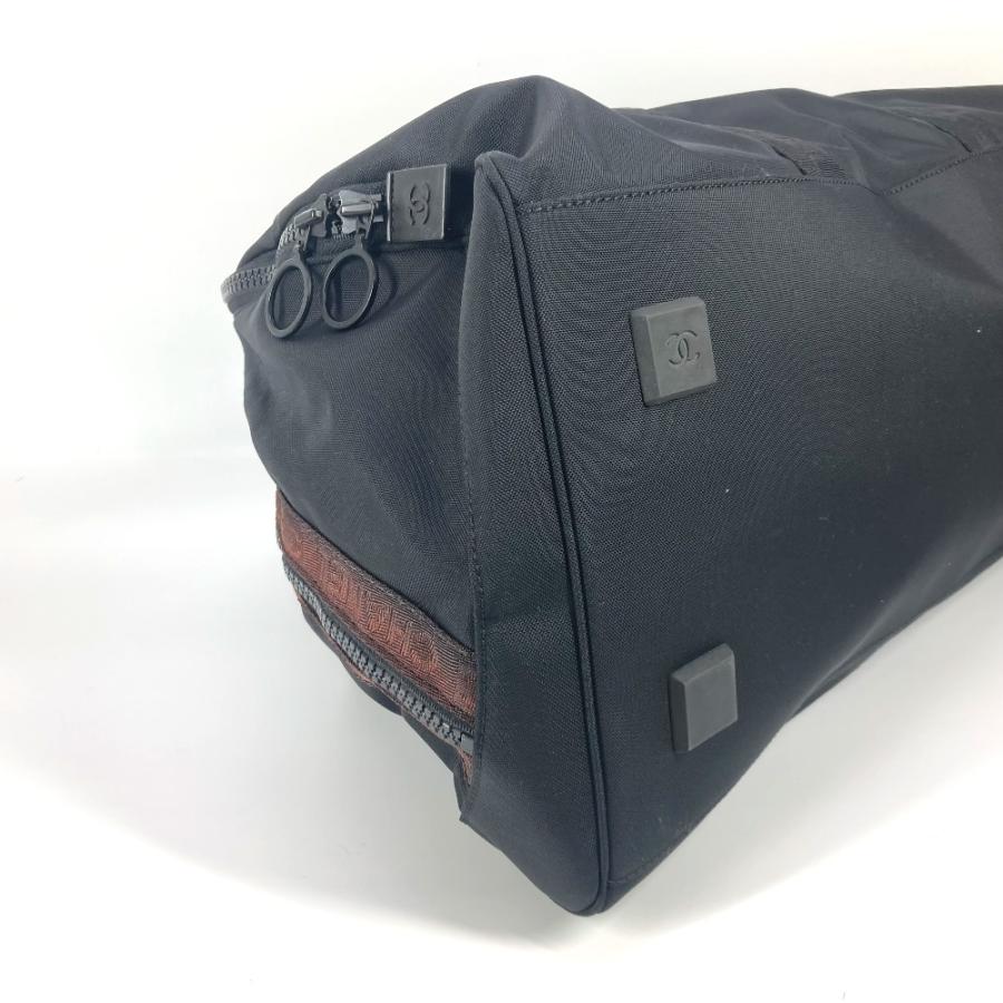 CHANEL シャネル A19977 CC ココマーク カバン 旅行バッグ トラベルバッグ ショルダーバッグ 肩掛け スポーツ ボストンバッグ【中古】の画像