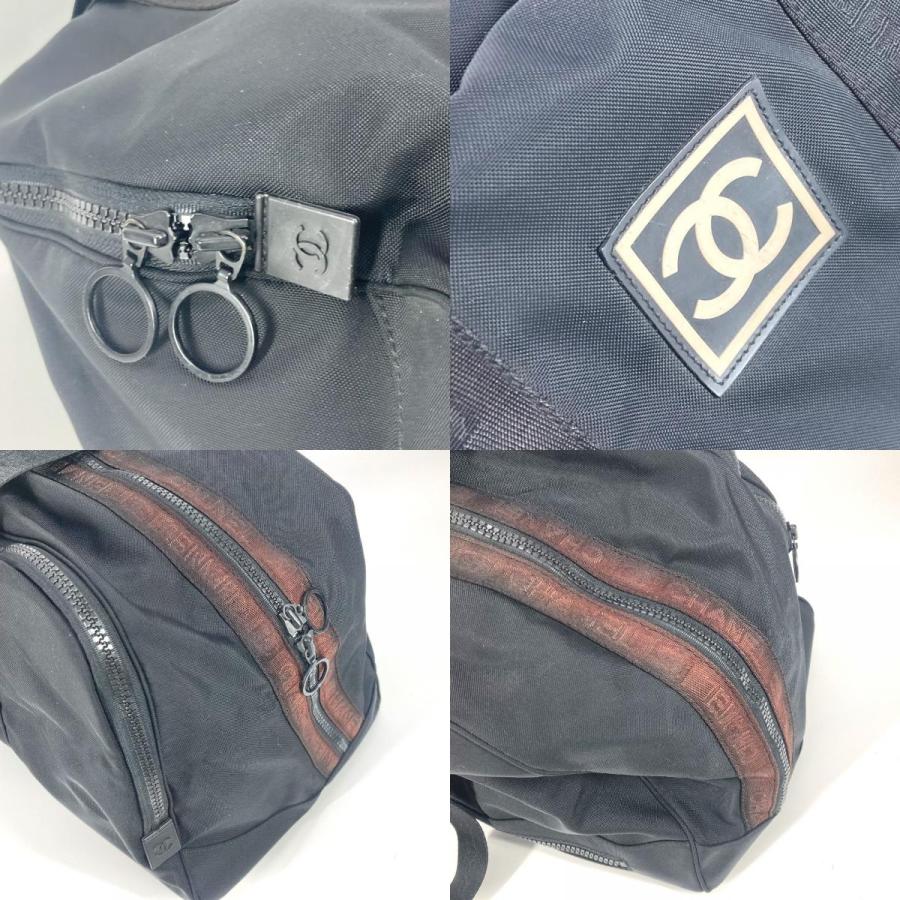 CHANEL シャネル A19977 CC ココマーク カバン 旅行バッグ トラベルバッグ ショルダーバッグ 肩掛け スポーツ ボストンバッグ【中古】の画像