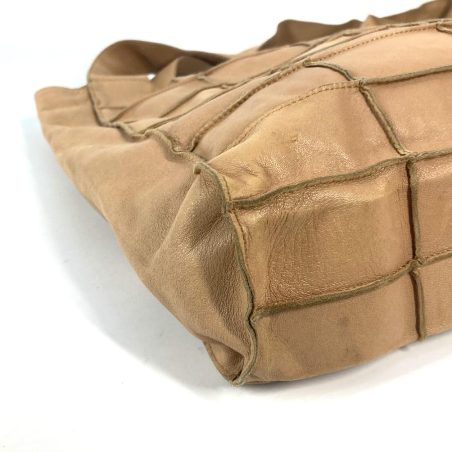 CHANEL シャネル チョコバー 肩掛け トートバッグ ヴィンテージ ショルダーバッグ ベージュ レディース【中古】 | CHANEL | 05