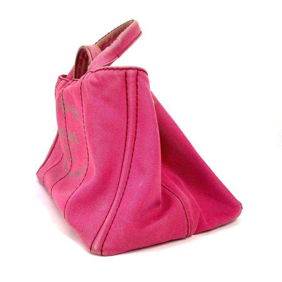 PRADA プラダ 1BG642 カナパ ロゴ M カバン ハンドバッグ トートバッグ ピンク レディース【中古】 | PRADA | 03