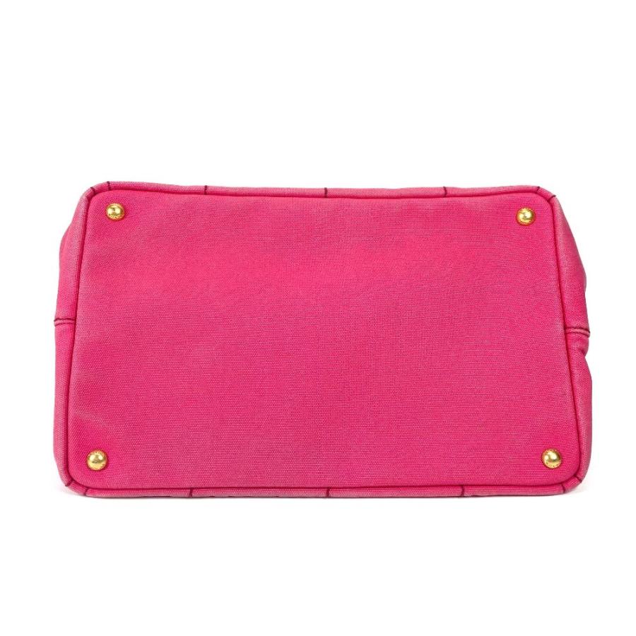 PRADA プラダ 1BG642 カナパ ロゴ M カバン ハンドバッグ トートバッグ ピンク レディース【中古】 | PRADA | 04