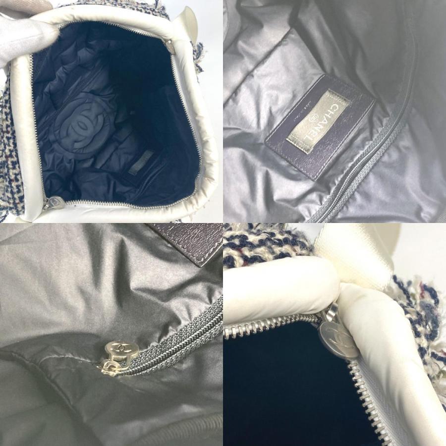 CHANEL シャネル ココネージュ CC ココ ロゴ カバン 斜め掛け coconeige フリンジ ショルダーバッグ ホワイト レディース【中古】 | CHANEL | 08