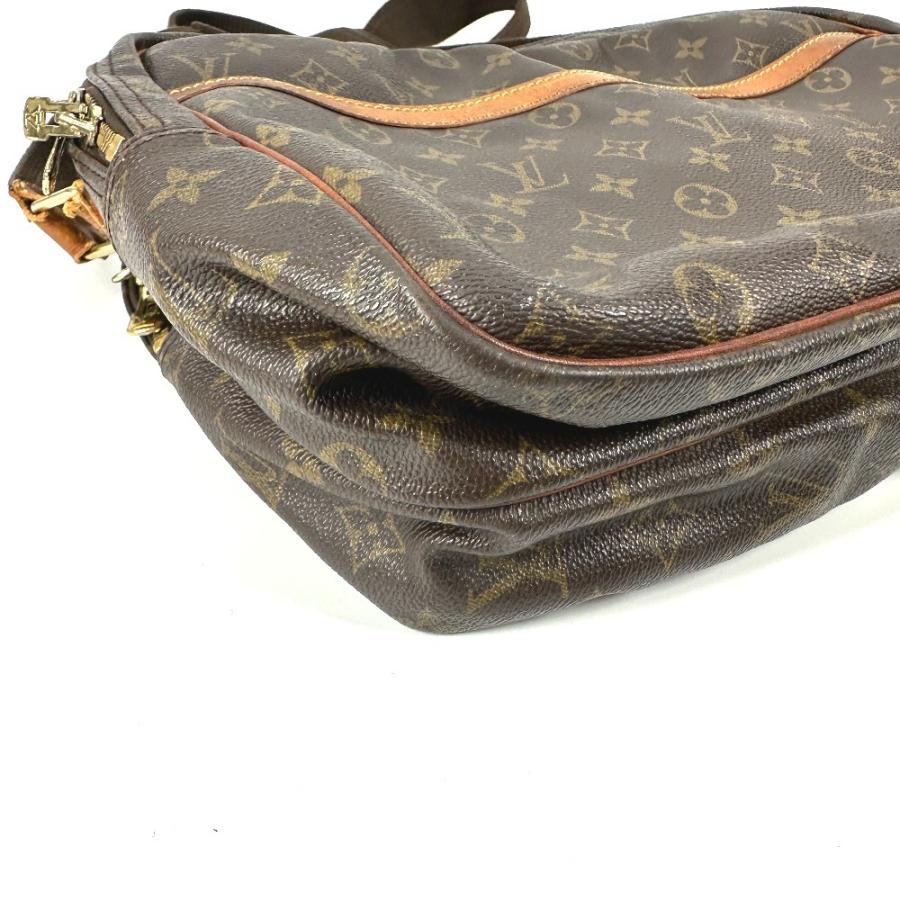 ルイヴィトン LOUIS VUITTON リポーターGM M45252 モノグラム 斜め掛け カバン ショルダーバッグ モノグラムキャンバス ブラウン LOUIS VUITTON（ルイ・ヴィトン） M45252 リポーターGM 斜め掛け
