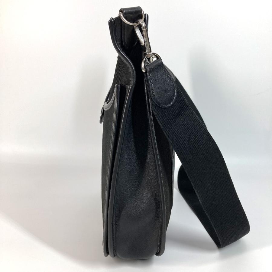 HERMES エルメス エヴリン2 PM カバン 斜め掛け ポシェット パンチングロゴ ショルダーバッグ ブラック ユニセックス【中古】 | HERMES | 02