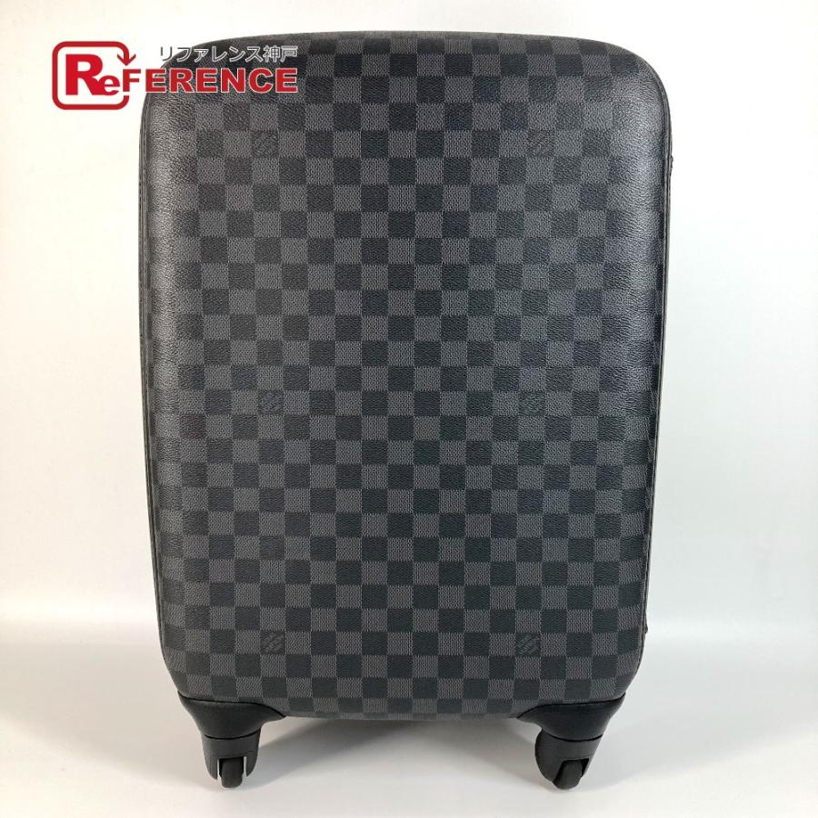 LOUIS VUITTON ルイヴィトン N23005 ゼフィール55 カバン トラベルバッグ スーツケース 4輪 ダミエグラフィット キャリーバッグ 【中古】 | LOUIS VUITTON