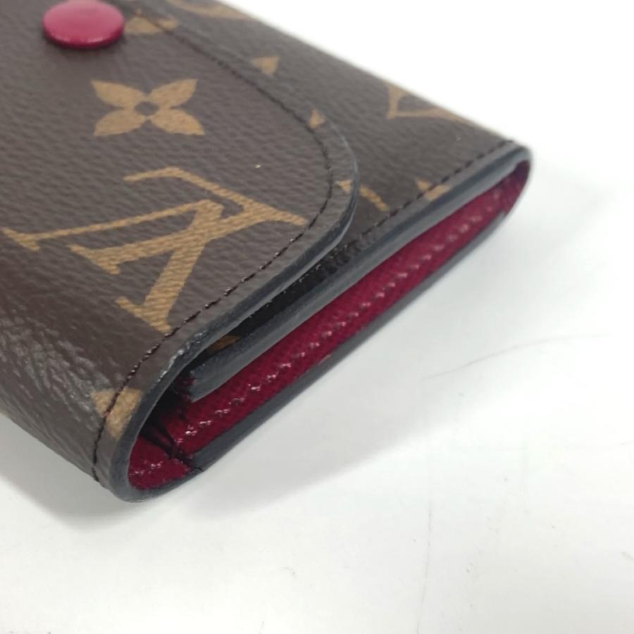 美品 LOUIS VUITTON ルイヴィトン Ｍ41939 ポルトモネ・ロザリ コンパクトウォレット モノグラム 2つ折り財布 フューシャ ピンク【中古】. | LOUIS VUITTON | 05