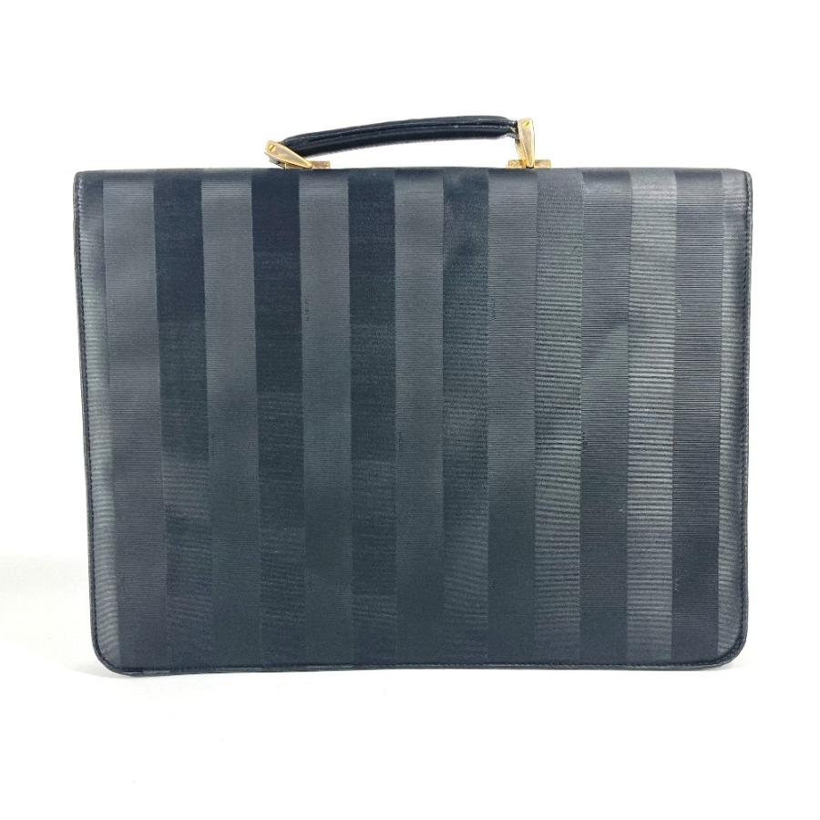 FENDI フェンディ ペカン ロゴ トートバッグ ハンドバッグ ブリーフ 