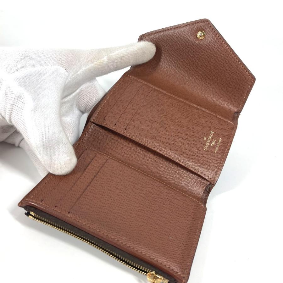 ルイヴィトン (LOUIS VUITTON)三つ折り財布 コンパクト