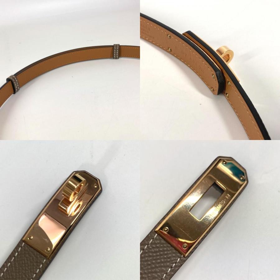 エルメス　ケリー　ベルト　エトゥープ　新品未使用 HERMES - 【新品・未使用品】エルメス ケリーベルト エトゥープ ベルト