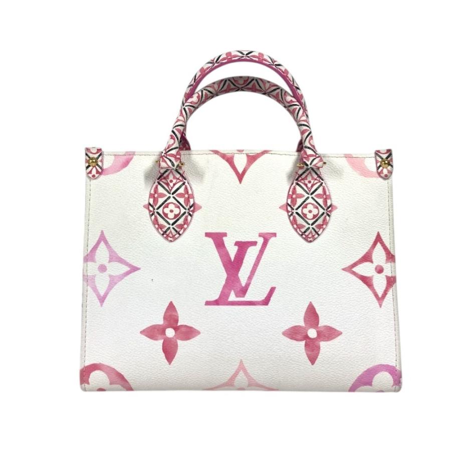 美品 LOUIS VUITTON ルイヴィトン M22976  オンザゴーPM 2WAYバッグ 2WAYバッグ モノグラムバイザプール  ショルダーバッグ ピンク【中古】 | LOUIS VUITTON | 02