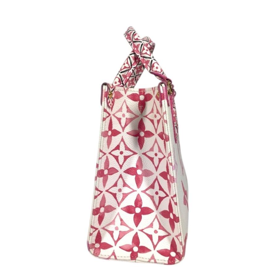 美品 LOUIS VUITTON ルイヴィトン M22976  オンザゴーPM 2WAYバッグ 2WAYバッグ モノグラムバイザプール  ショルダーバッグ ピンク【中古】 | LOUIS VUITTON | 04