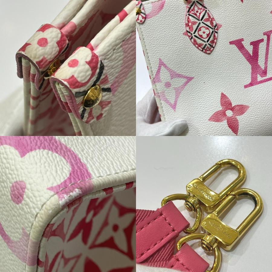 美品 LOUIS VUITTON ルイヴィトン M22976  オンザゴーPM 2WAYバッグ 2WAYバッグ モノグラムバイザプール  ショルダーバッグ ピンク【中古】 | LOUIS VUITTON | 07