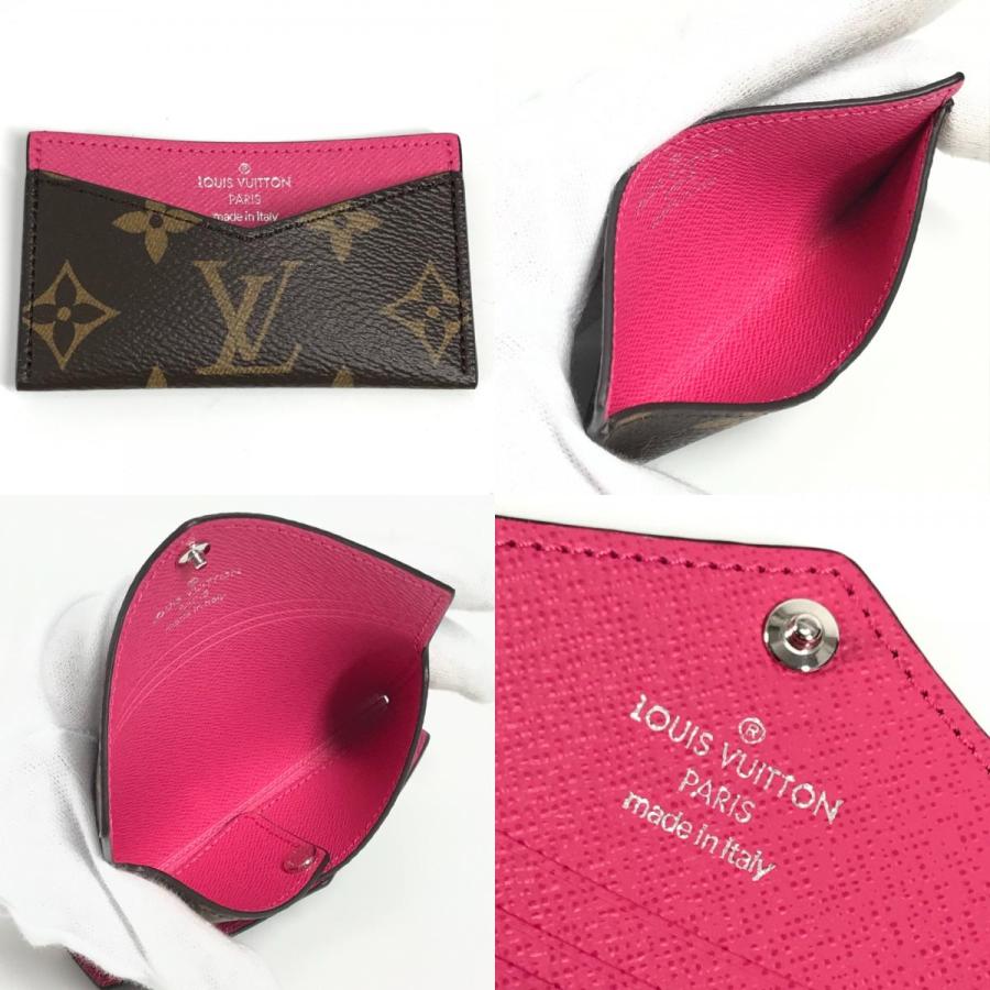 未使用 LOUIS VUITTON ルイヴィトン M12793 ポルト カルト・キリガミ 名刺入れ カードケース 2つセット コインケース 財布 ピンク 【中古】 | LOUIS VUITTON | 08