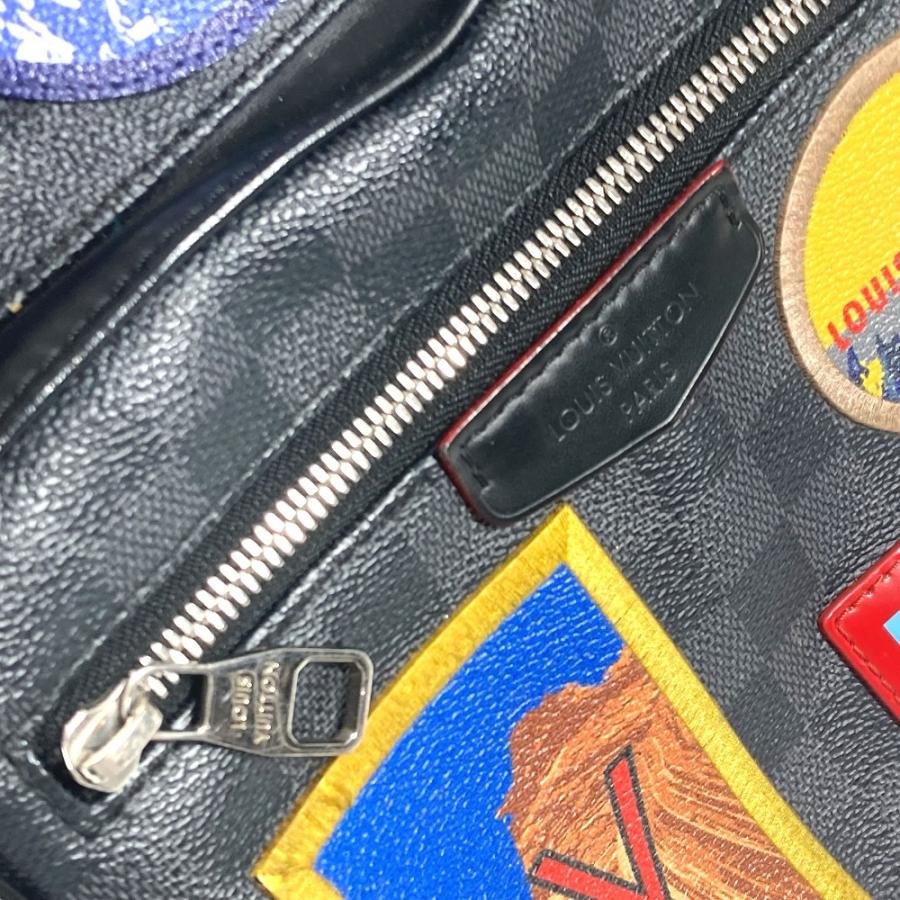 LOUIS VUITTON ルイヴィトン N40042 リュック・デイパック カバン バックパック ダミエグラフィット LV アルプス リュックサック 【中古】_7