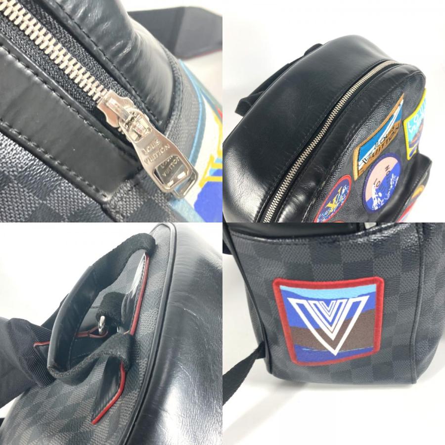 LOUIS VUITTON ルイヴィトン N40042 リュック・デイパック カバン バックパック ダミエグラフィット LV アルプス リュックサック 【中古】_8