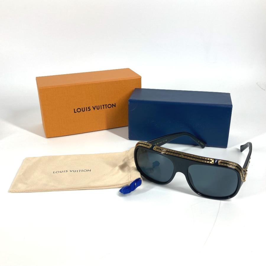 美品 LOUIS VUITTON ルイヴィトン Z2516U サングラス・1.0 ミリオネア めがね メガネ アイウェア 眼鏡 サングラス ブラック【中古】 | LOUIS VUITTON | 02