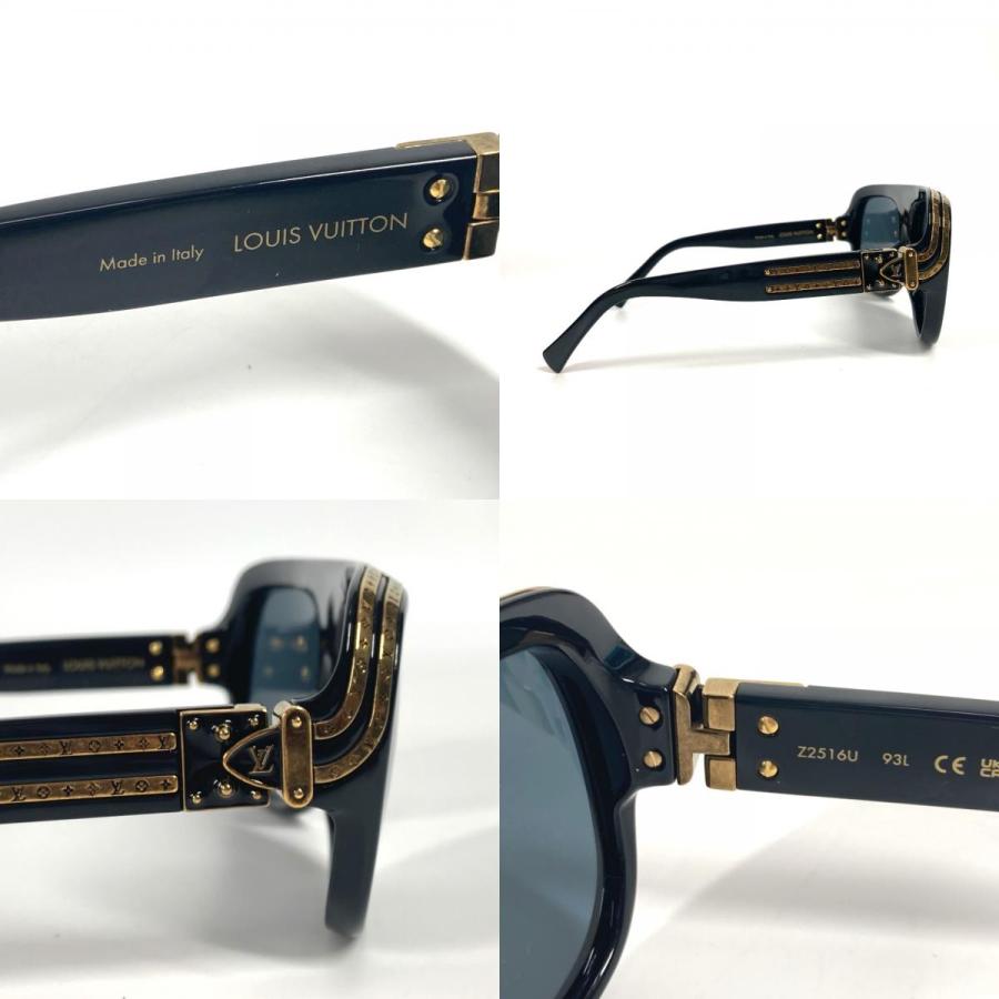美品 LOUIS VUITTON ルイヴィトン Z2516U サングラス・1.0 ミリオネア めがね メガネ アイウェア 眼鏡 サングラス ブラック【中古】 | LOUIS VUITTON | 08