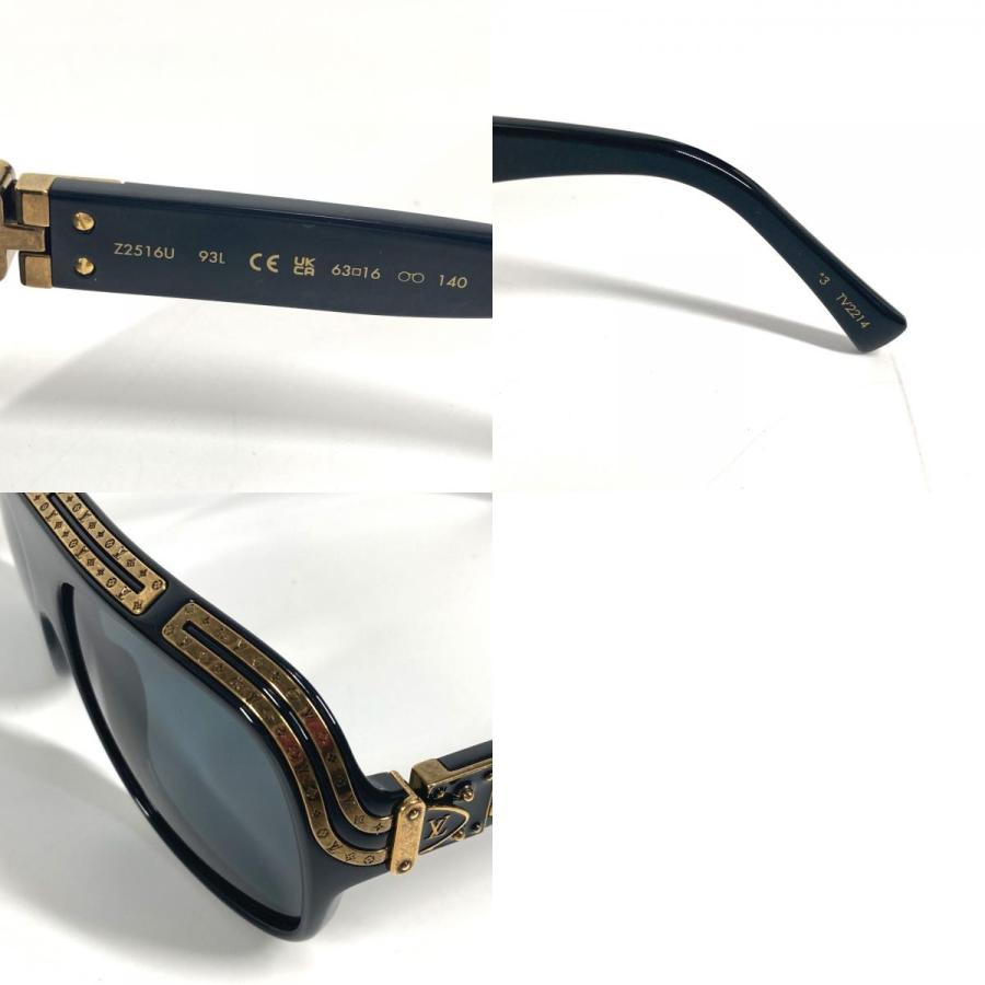 美品 LOUIS VUITTON ルイヴィトン Z2516U サングラス・1.0 ミリオネア めがね メガネ アイウェア 眼鏡 サングラス ブラック【中古】 | LOUIS VUITTON | 09
